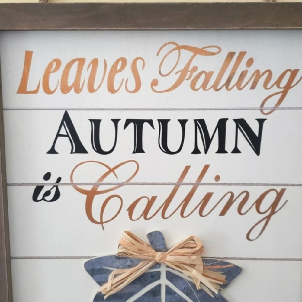 Autumn Mixed Media Wall Art NWT